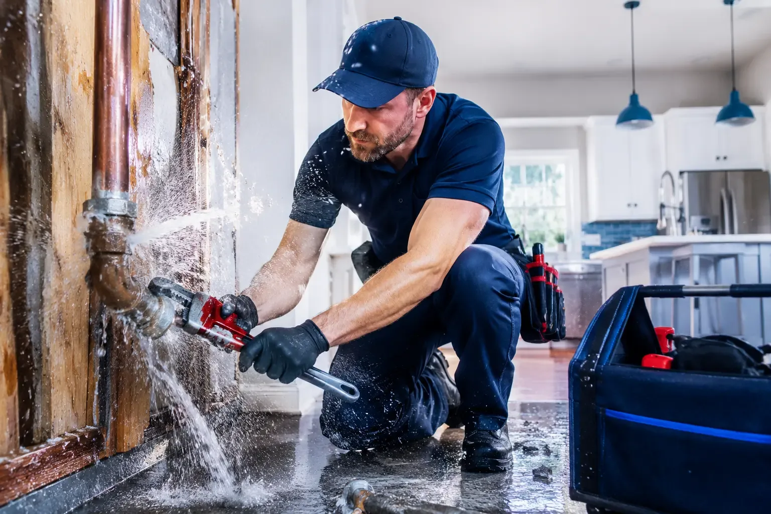 Local emergency pipe repair professionals in Waukau, WI